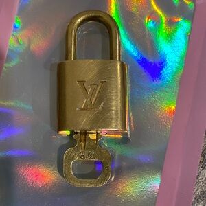 Louis Vuitton Padlock and Key Set #318